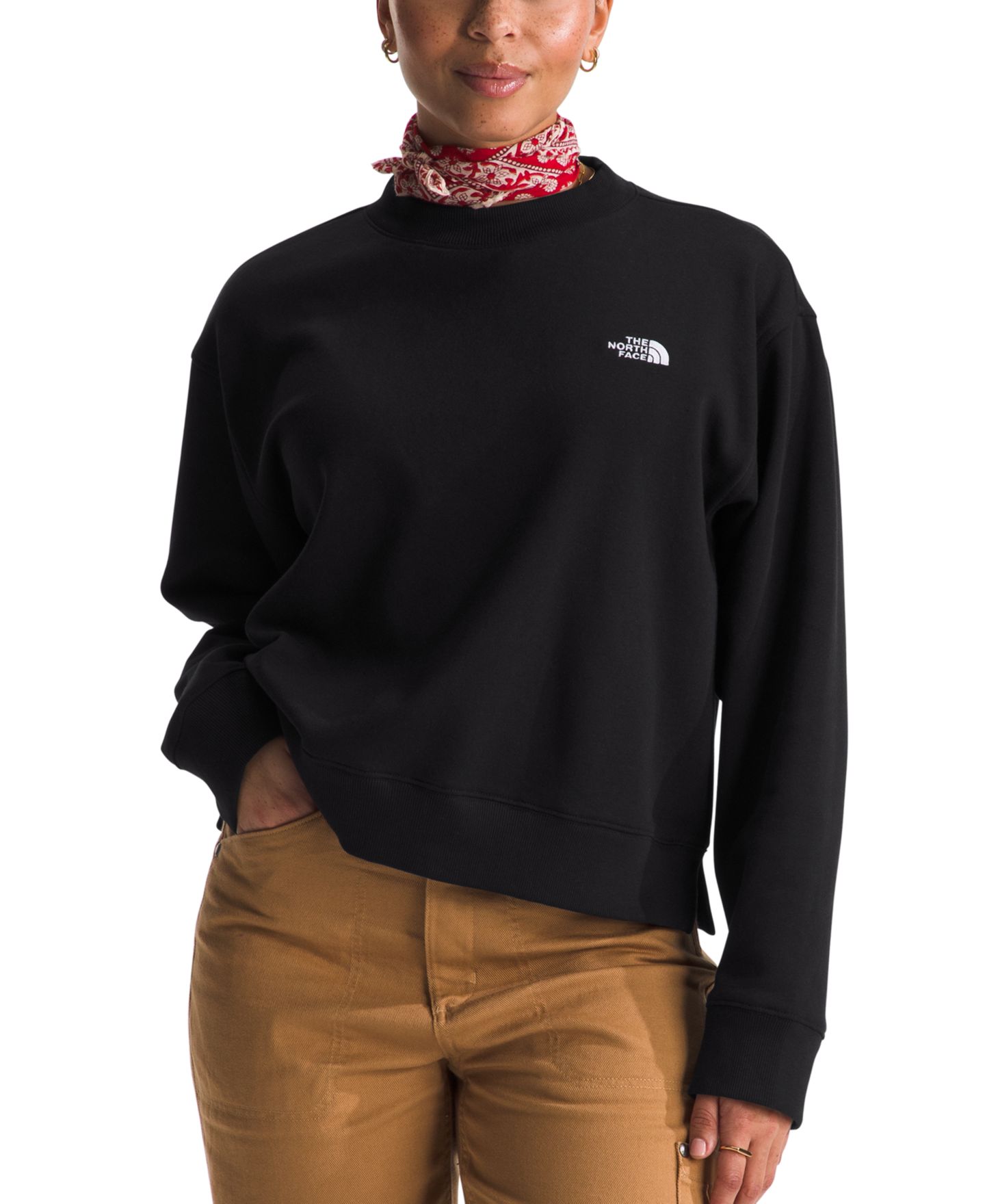 Женский топ The North Face Evolution Fleece, цвет: Чёрный — фото 1
