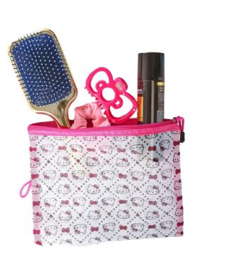 Sanrio Quilt Pattern 3 Pack Travel Pouch Set