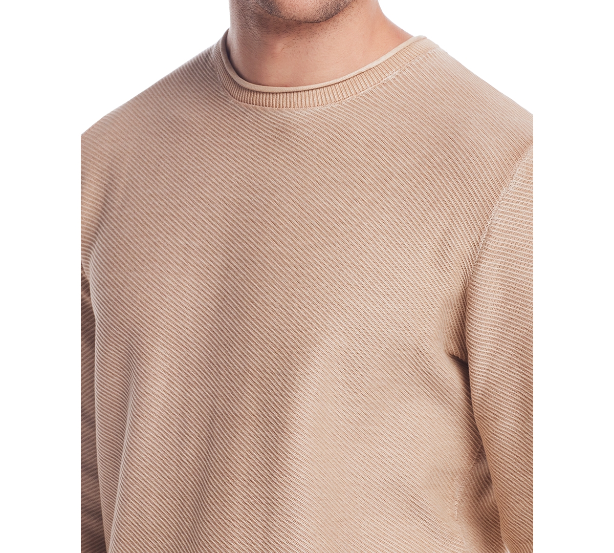 Weatherproof Vintage Men's Regular-Fit Textured Stonewashed Sweater