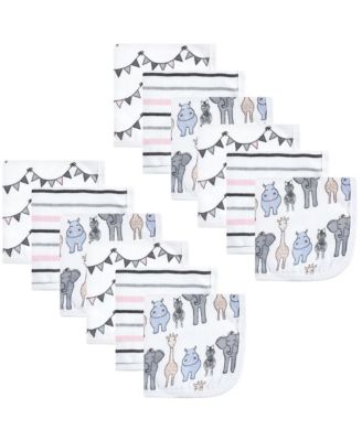 24Pc Cotton Muslin Washcloths