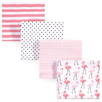 Cotton Flannel Receiving Blankets Bundle Set