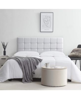 Clara Clark Button Tufted Upholstered Headboard - King