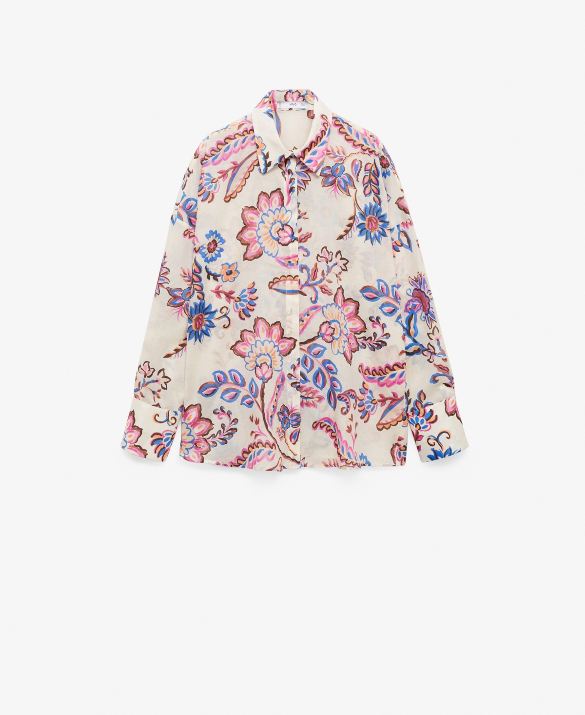 Mango Women's Printed Cotton Shirt