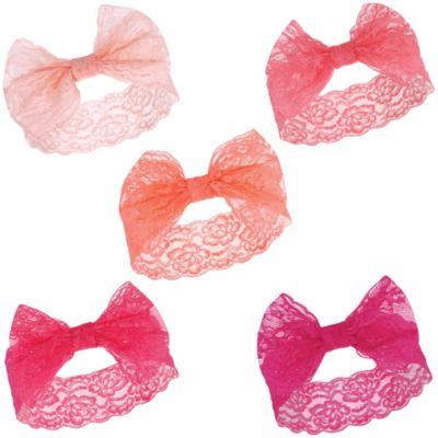 10Pk Lace Headbands