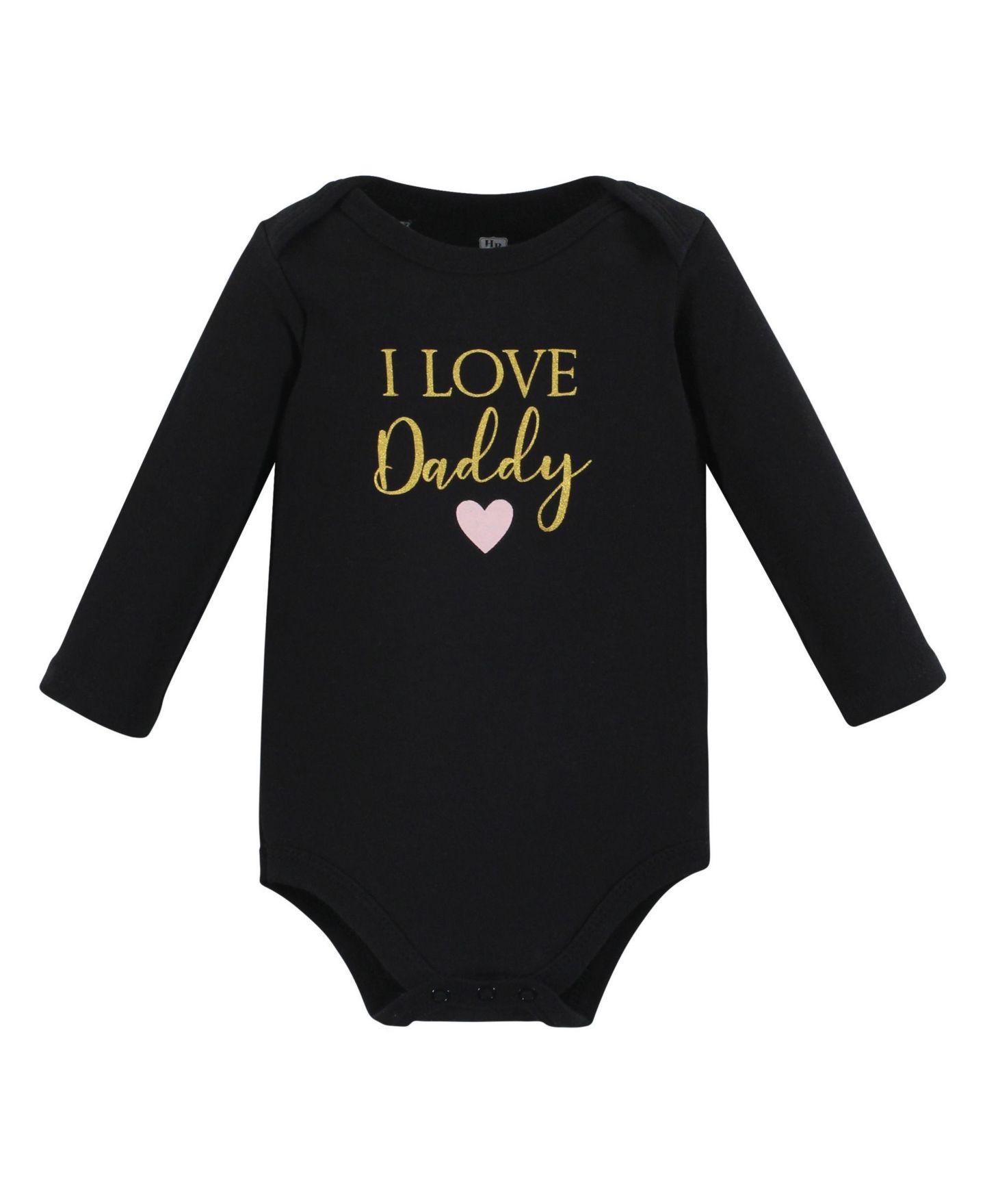 Боди Baby Hudson, длинный рукав, хлопок, 5 шт. — Hudson Baby, цвет: Girl Daddy 5-Pack — фото 7