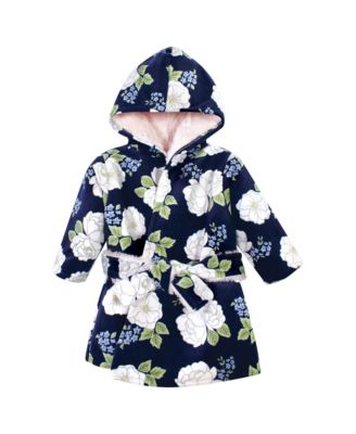 Baby Girls Mink with Faux Fur Lining Pool and Beach Robe Cover-ups