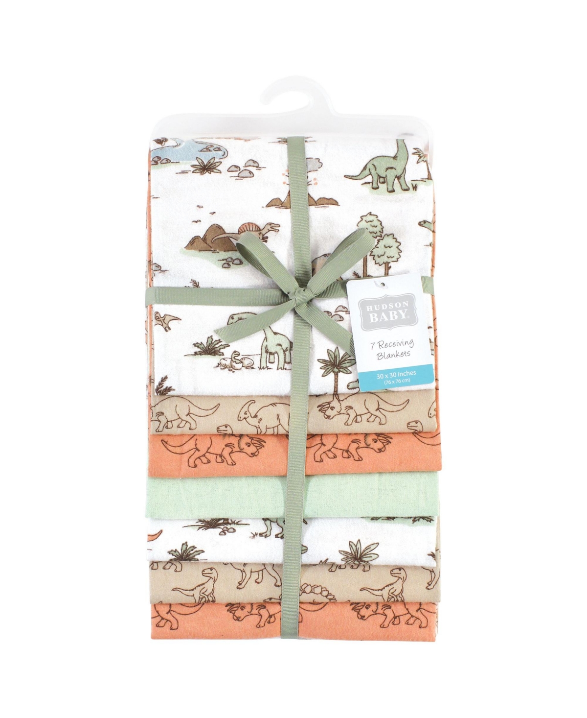 Hudson Baby Cotton Poly Flannel Receiving Blankets Bundle, Fun Desert, One