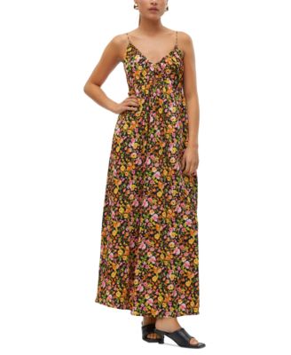 Vero Moda - Women's Page Floral-Print Maxi Dress