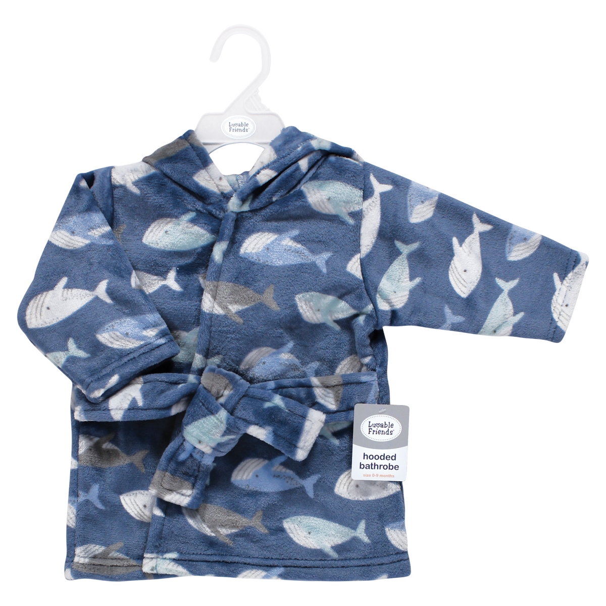 Luvable Friends Baby Boys Unisex Luxurious Unisex Spa Gown