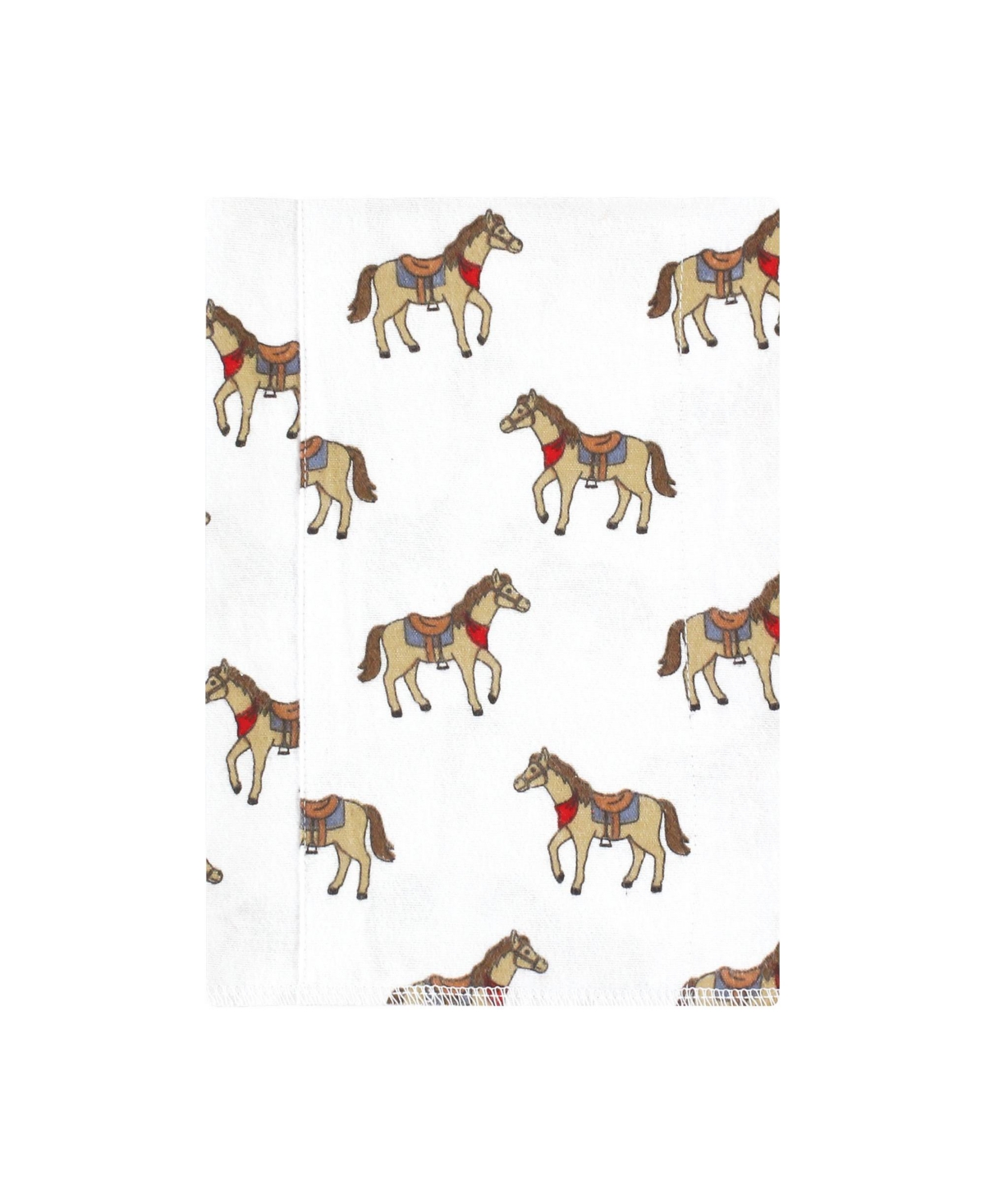 Hudson Baby Infant Boy Cotton Flannel Burp Cloths, Cowboy 7-Pack, One Size - Cowboy 7-pack