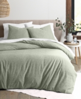 Oake Ripple Matelasse 2-Pc. Duvet Cover Set, Twin, Exclusively at Macy's - Green