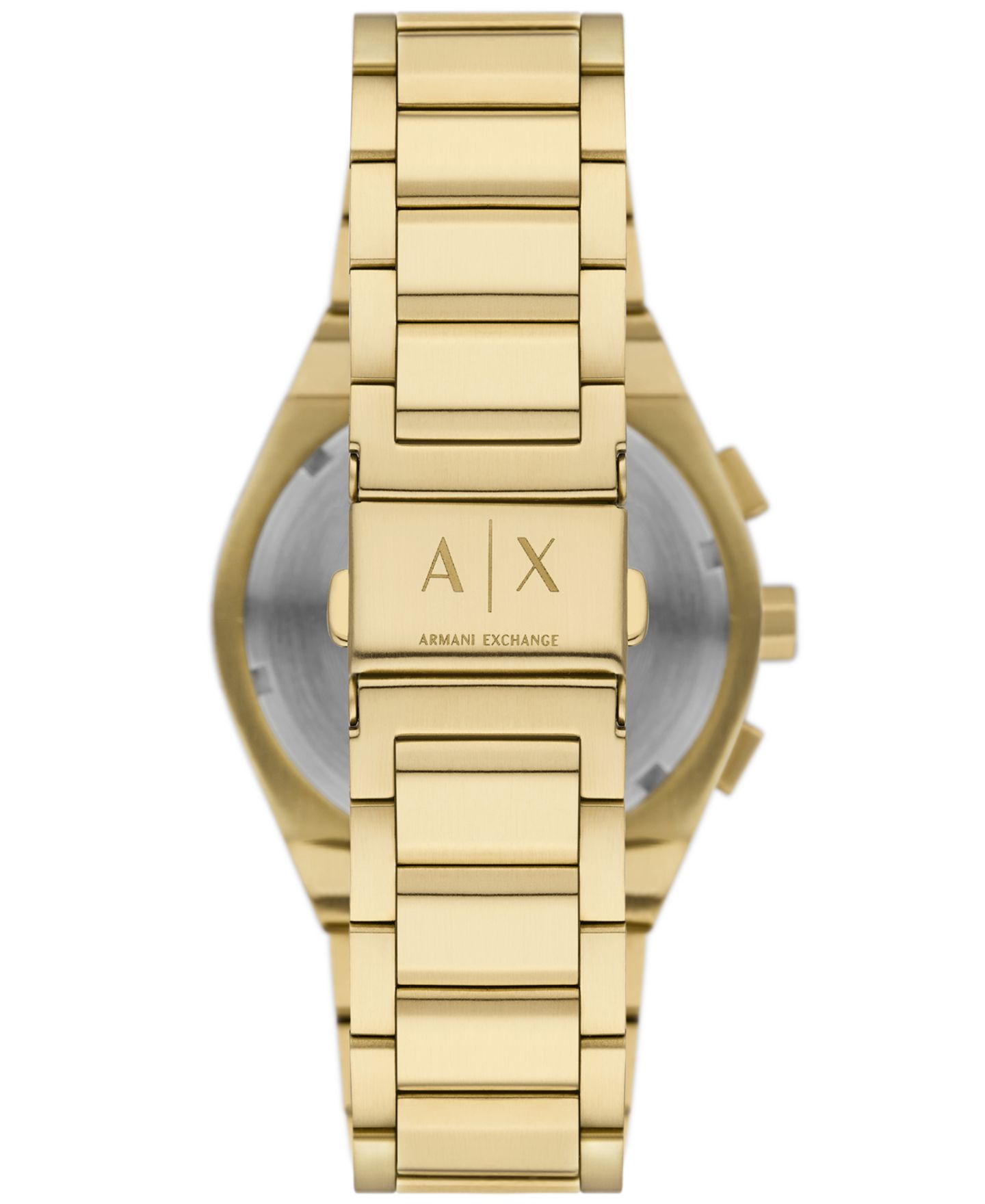 Мужские часы A|X Armani Exchange Sync Quartz Chronograph Gold Stainless Steel Watch 42MM — фото 3