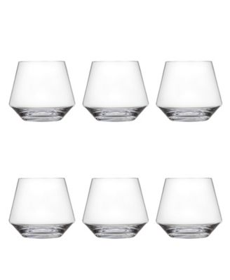 Pure Stemless Wine Tumbler Burgundy 17.1oz - Set of 6