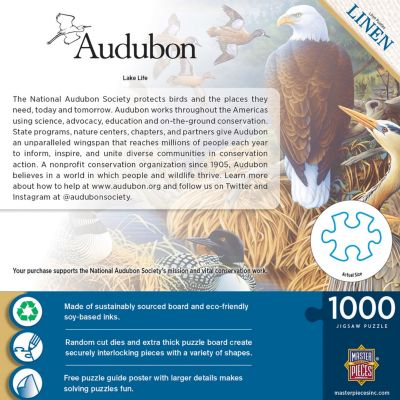 MasterPieces Audubon - Lake Life 1000 Piece Jigsaw Puzzle for Adults
