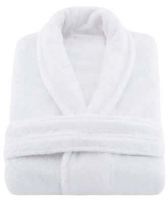 Lightweight Plush Shawl Collar Bathrobes