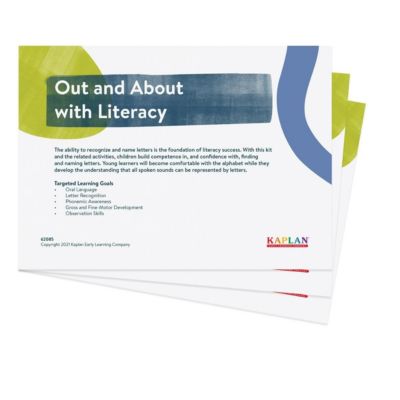 Kaplan Early Learning Out and About With Literacy Kit
