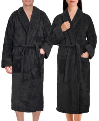 Lightweight Plush Shawl Collar Bathrobes