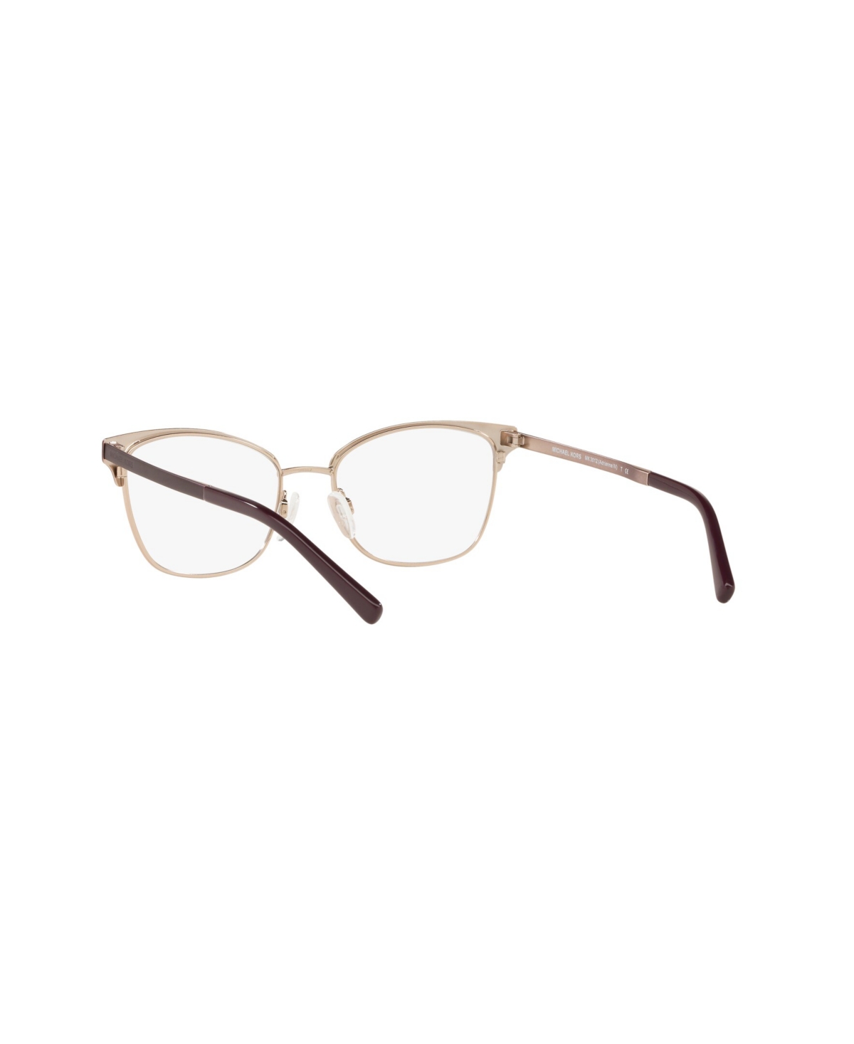 Michael Kors Women's Eyeglasses, Mk3012 In Cordovan,rose Gold