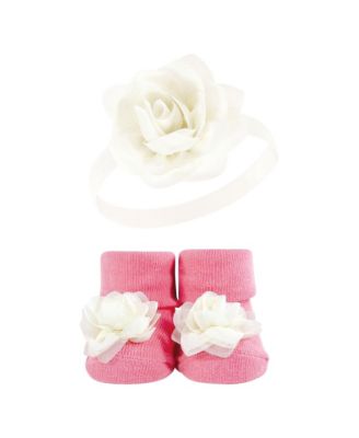Baby Girls 10Pc Headband and Socks Set