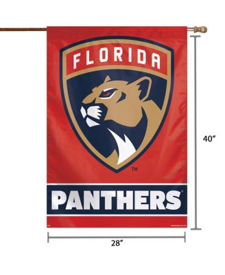 Florida Panthers 28" x 40" Wordmark Single-Sided Vertical Banner