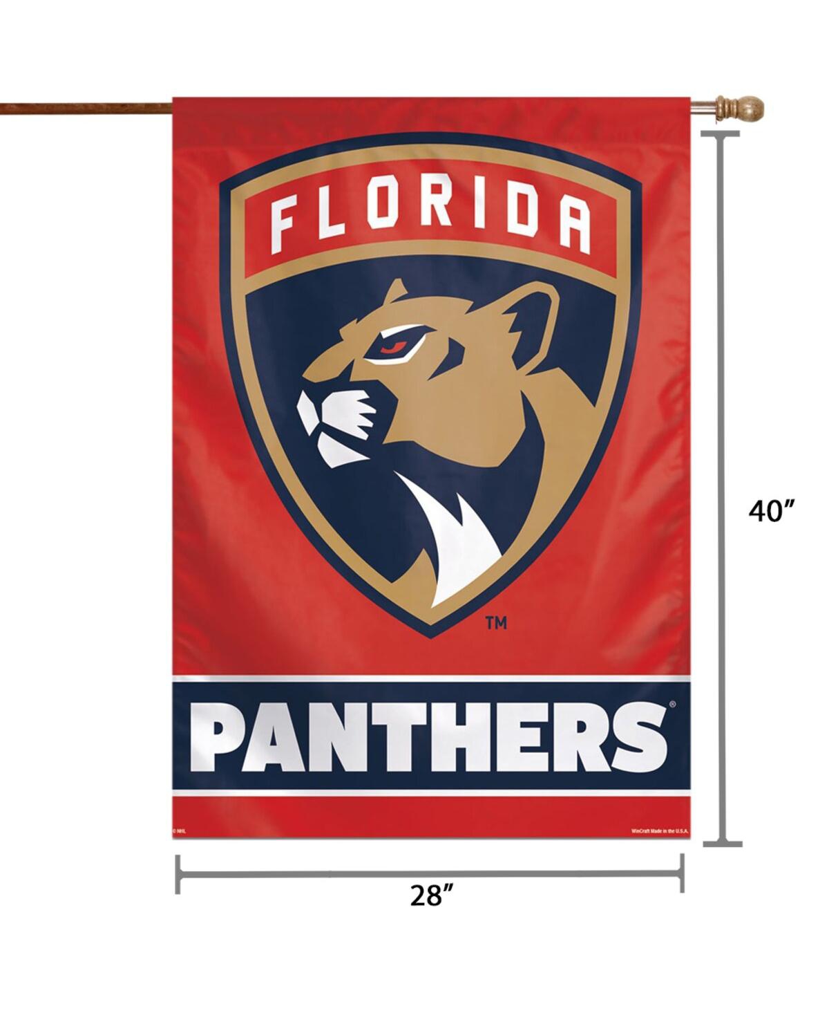 Wincraft Florida Panthers 28" X 40" Wordmark Single-sided Vertical Banner In No Color