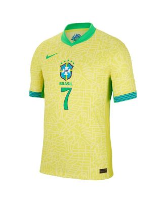 Nike Men's Vini Jr. Yellow Brazil National Team 2024 Home