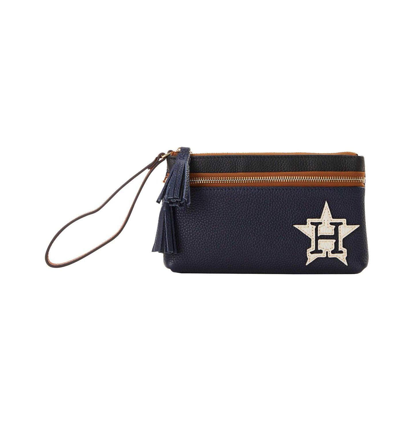 Женская сумка Dooney & Bourke Houston Astros Infield Double-Zip Wristlet — фото 4