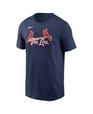 Men's Navy St. Louis Cardinals 2024 City Connect Wordmark T-Shirt