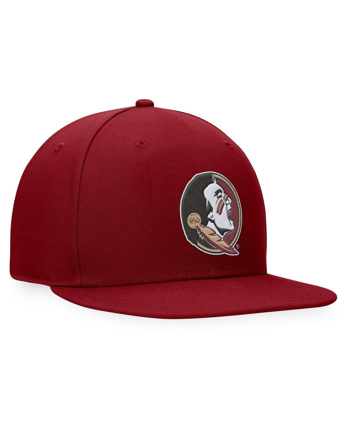 Top of the World Men'sFlorida State Seminoles Fitted Hat - Garnet