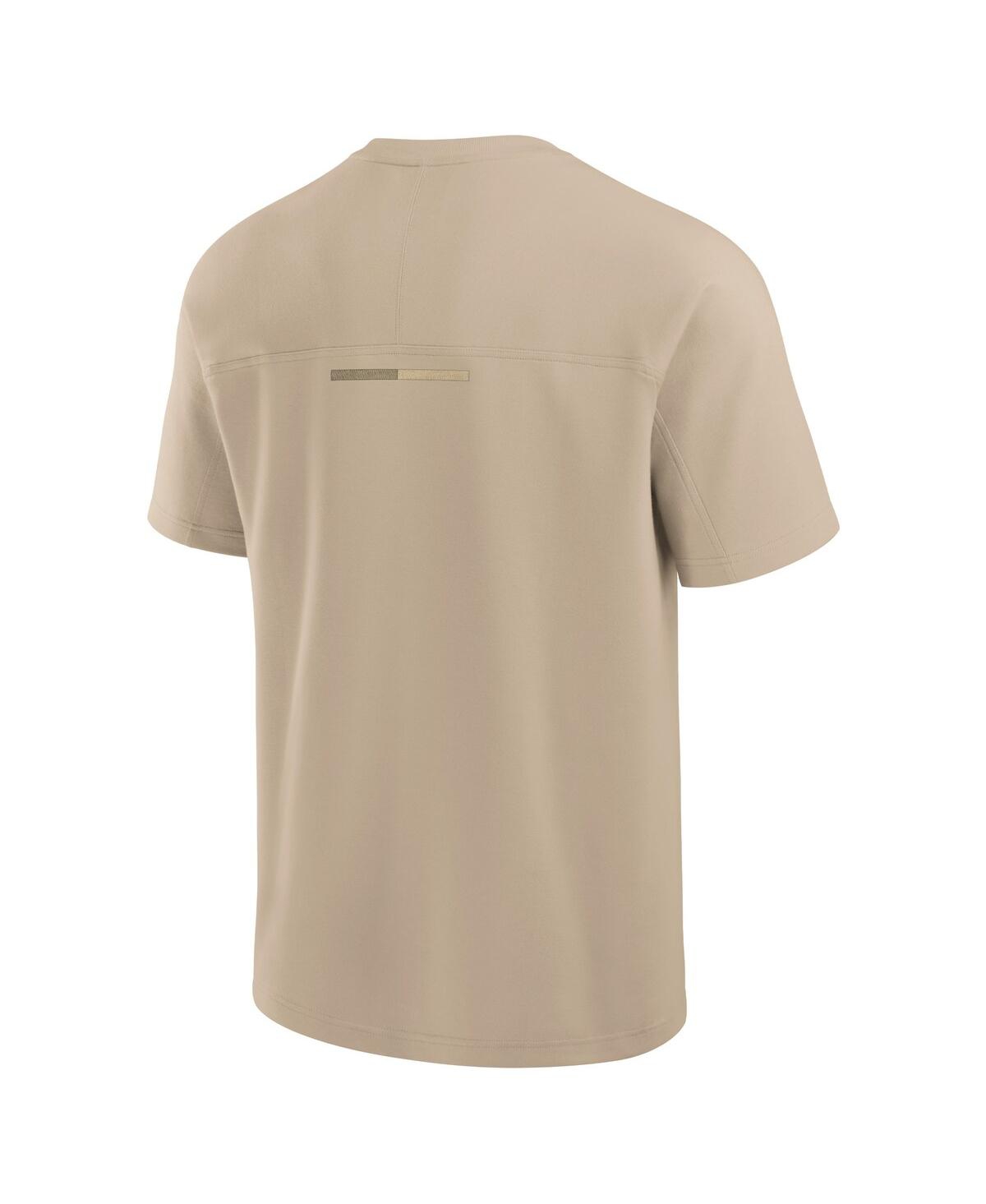 Fanatics Men's And Women's Khaki Cincinnati Bengals Elements Heavyweight Tri-blend T-shirt In Khaki