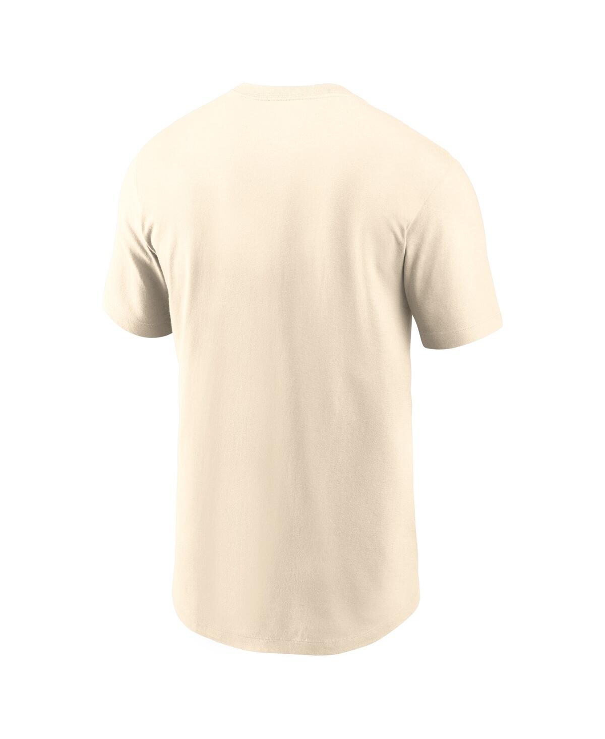 Nike Men's Cream Los Angeles Dodgers 2024 City Connect Wordmark T-shirt In Cream