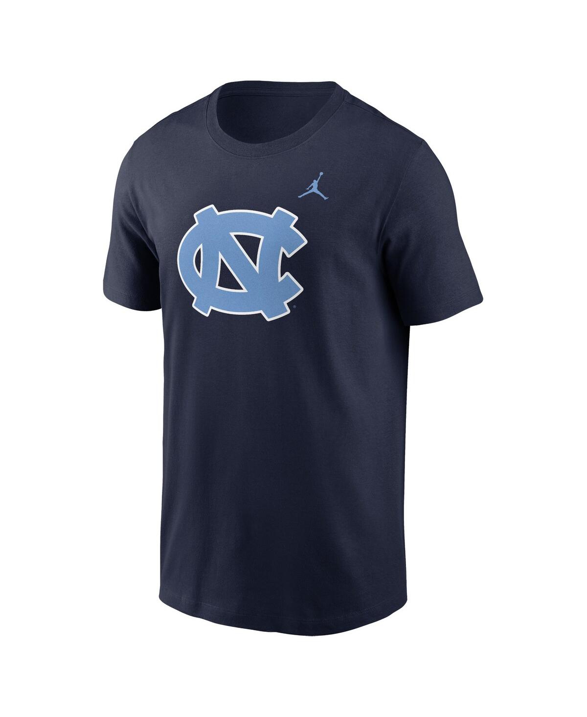 Jordan Men'sNorth Carolina Tar Heels Primetime Evergreen Logo T-Shirt - Navy