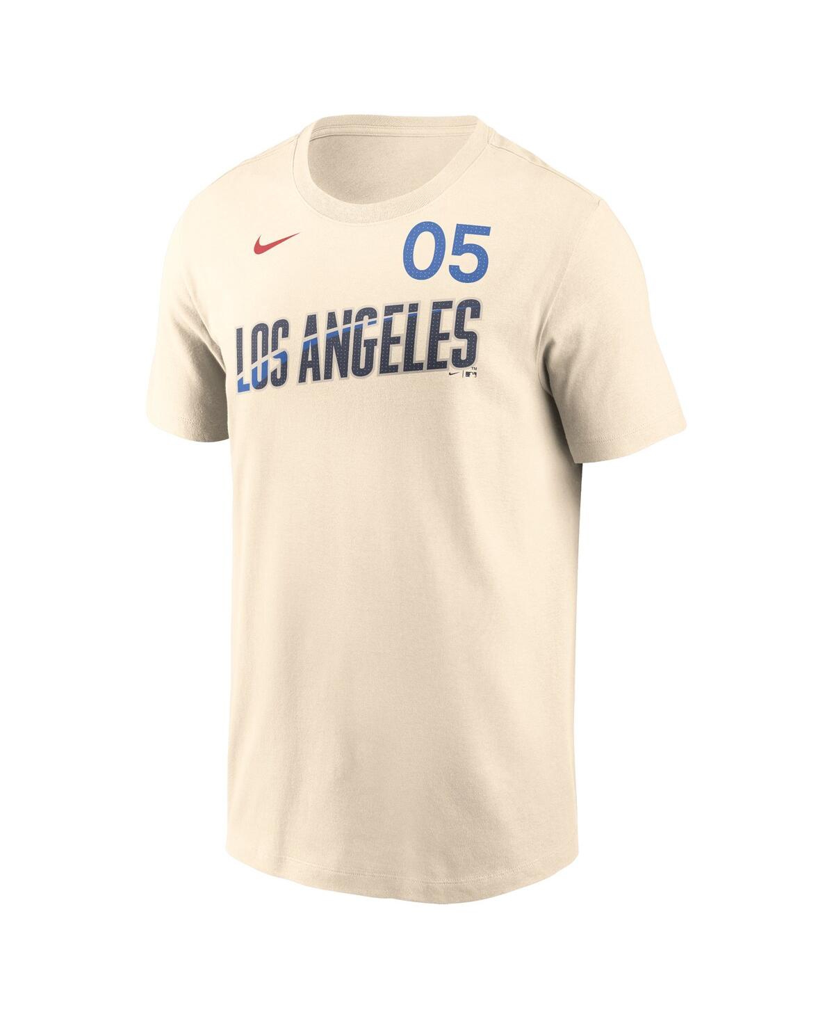 Nike Men's Freddie FreemanLos Angeles Dodgers 2024 City Connect Fuse Name Number T-Shirt - Cream