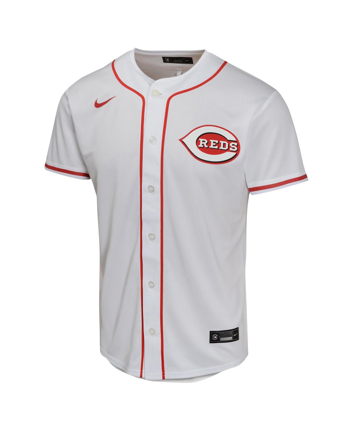 Nike Big Boys and Girls Elly De La CruzCincinnati Reds Home Game Player Jersey - White
