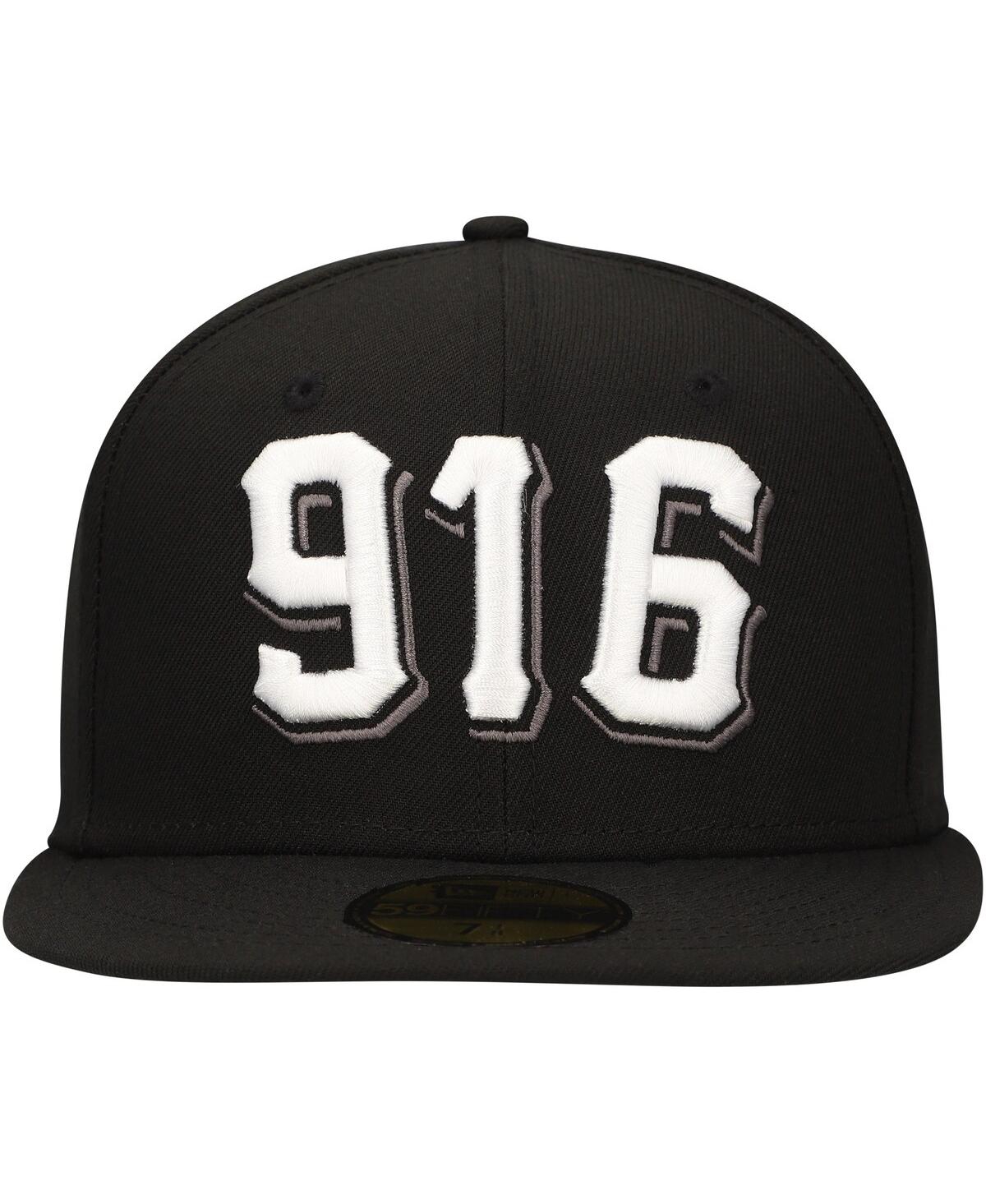 New Era Men'sSacramento River Cats Authentic Collection 59FIFTY Fitted Hat - Black