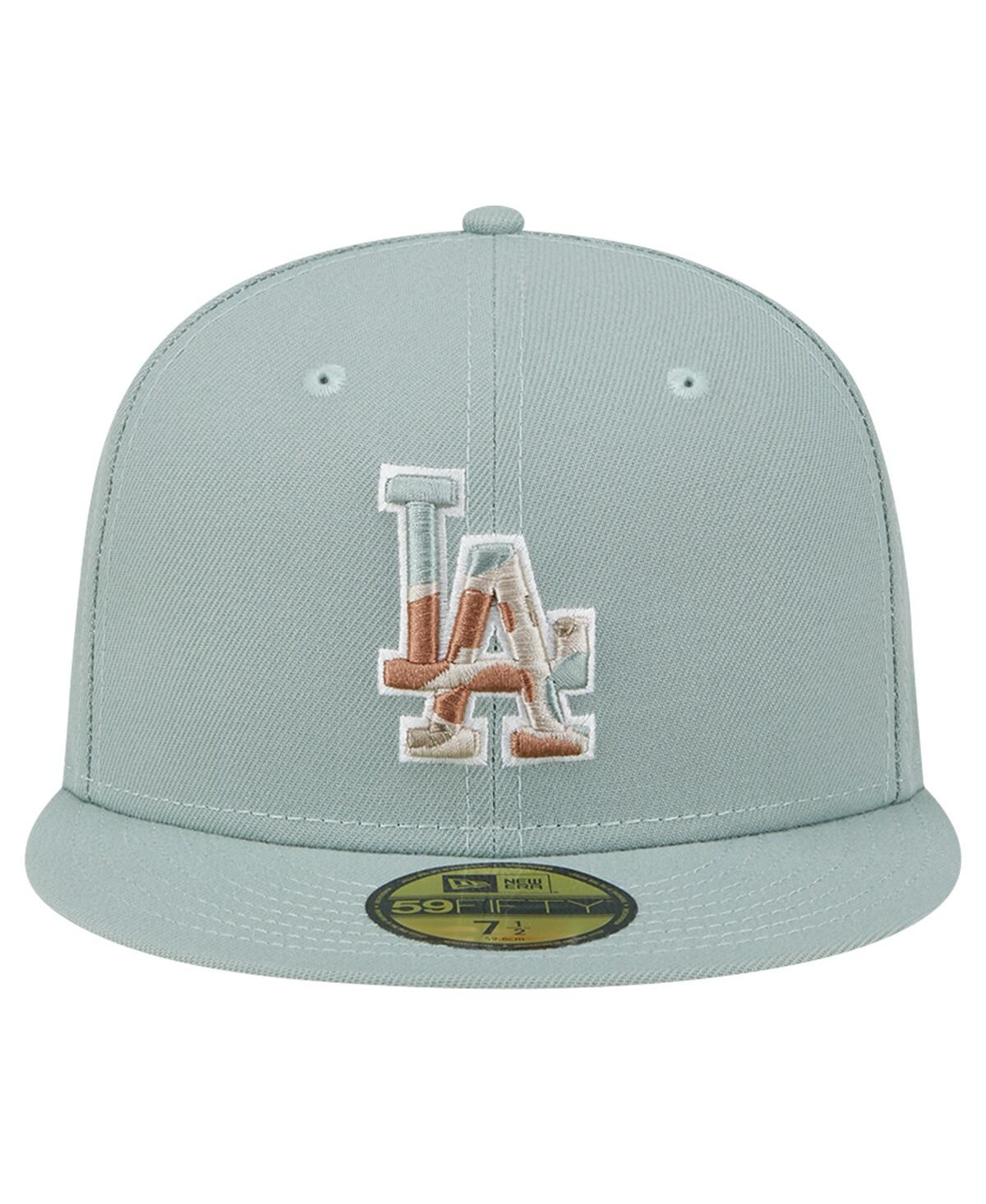 New Era Men'sLos Angeles Dodgers Spring Forest 59FIFTY Fitted Hat - Green