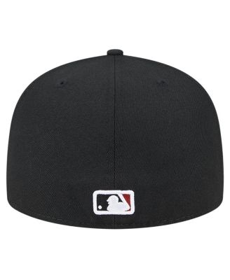 Men's Black Arizona Diamondbacks Checkered Undervisor 59FIFTY Fitted Hat