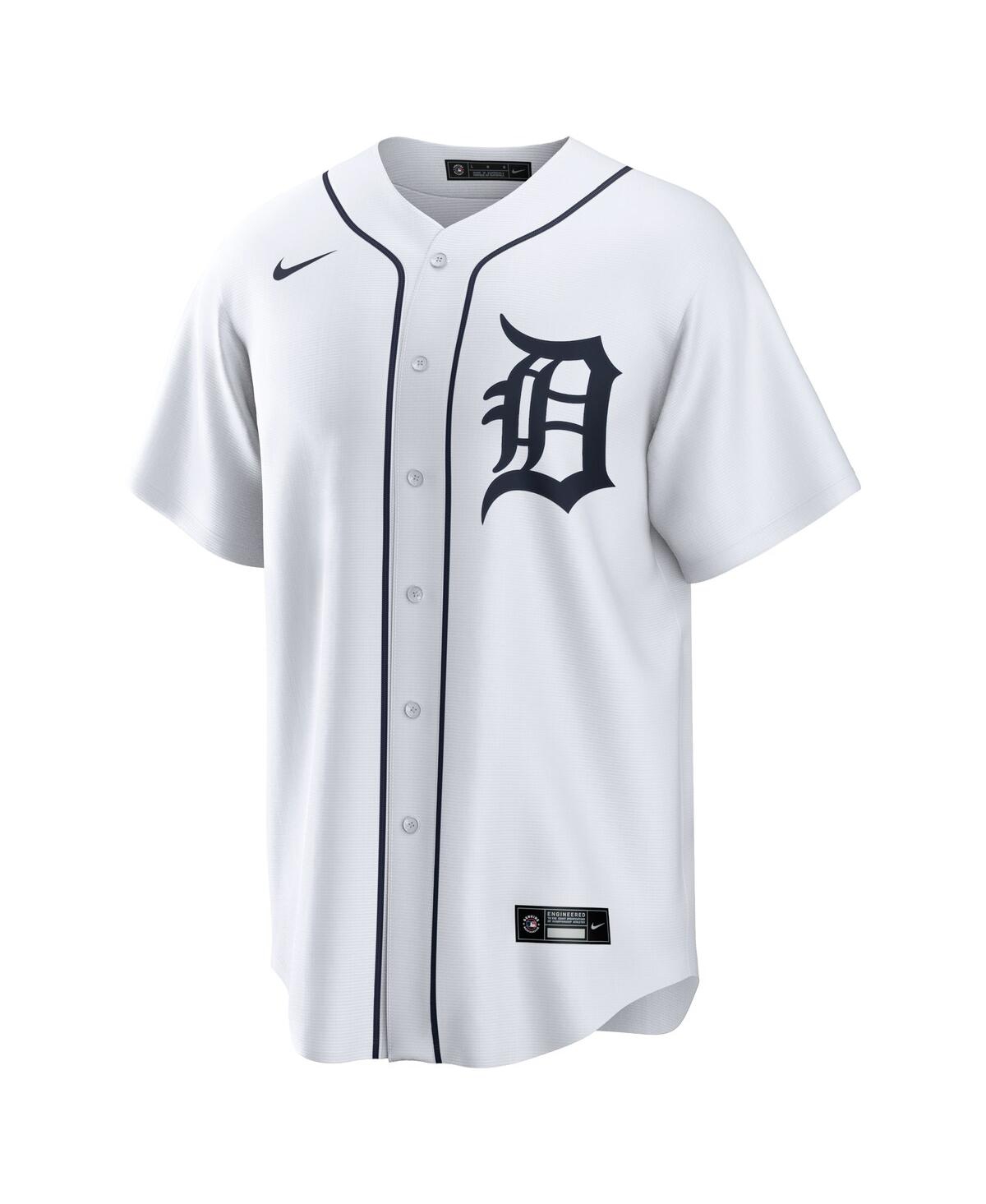 Nike Men's Tarik SkubalDetroit Tigers Home Replica Jersey - White