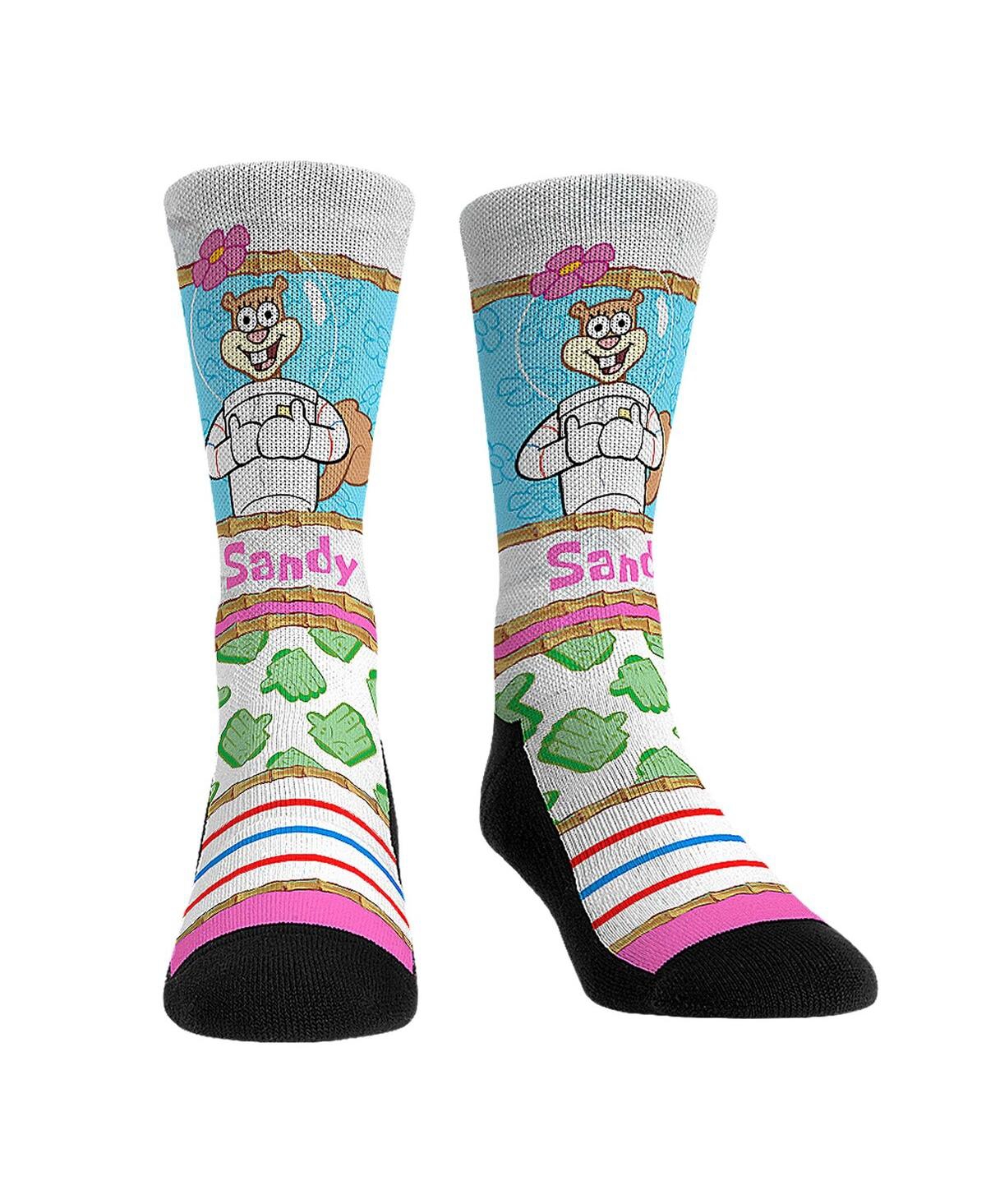 Rock 'em Men's And Women's Spongebob Squarepants Sandy Cheeks Showtime Crew Socks In No Color