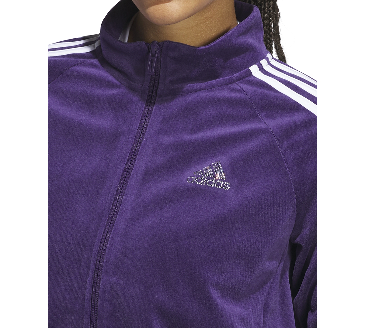 Adidas Originals Adidas Y2k Glam 3-stripes Knit Track Jacket
