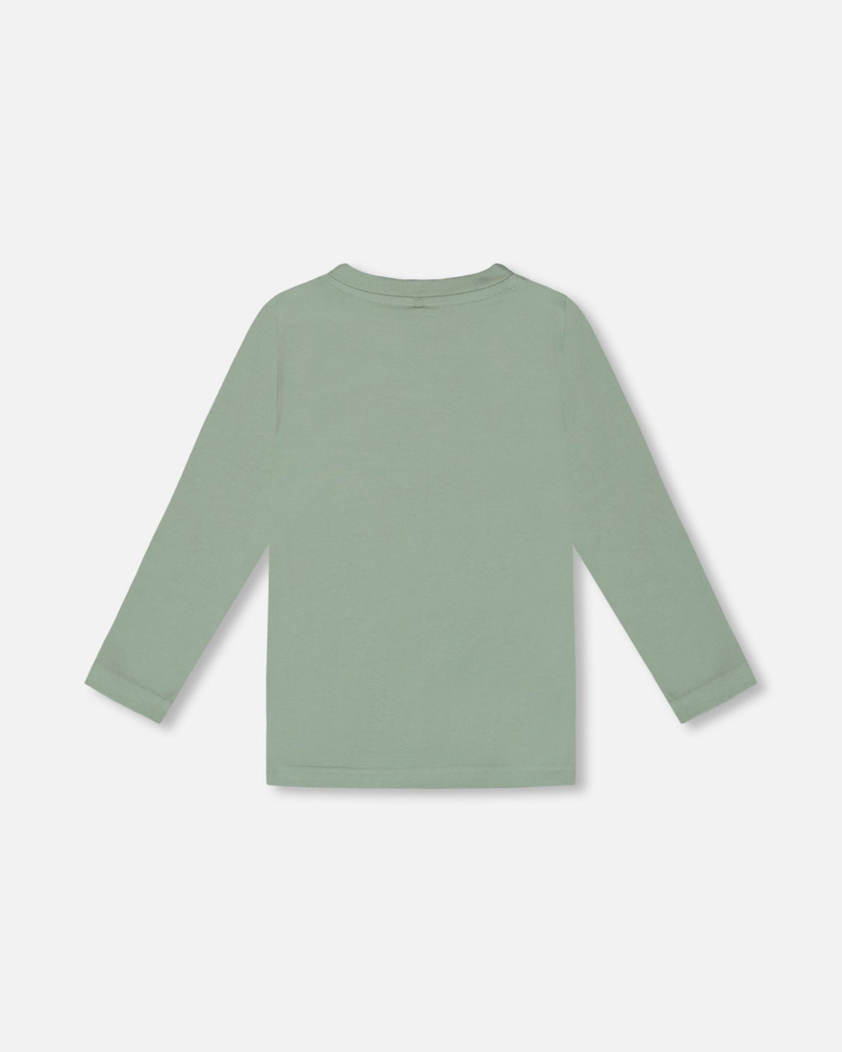 Deux par Deux Baby Boys Baby T-Shirt With Print- Sage