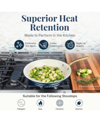 Natural Collection 20-Piece Cookware Set with Knives