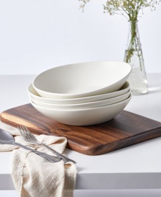 Delilah Porcelain Pasta Bowls, Set of 6