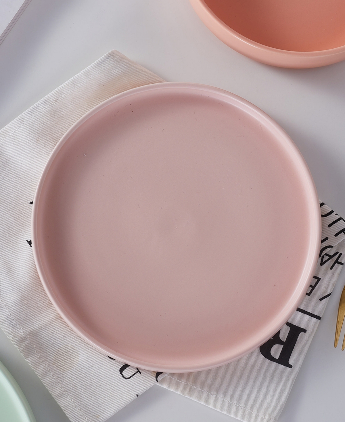 Stella Porcelain Dinner Plates, Set of 6 - Terracotta