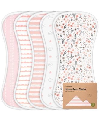 Kids Urban Baby Burp Cloths, Organic Burping Cloth for Babies, Burp Rags for Baby Girls, Boys