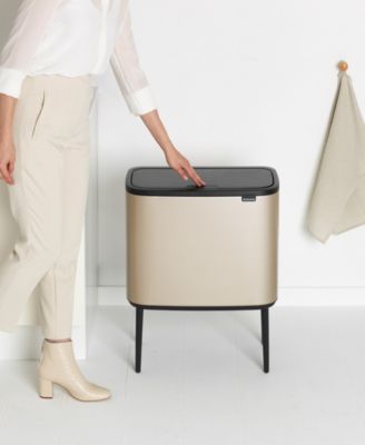 Bo Touch Top Trash Can, 9.5 Gallon