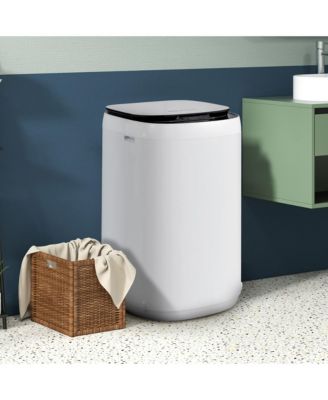 7.7 lbs Full Automatic Washing Machine 0.78 Cu.ft Compact Washer & Spinner Combo Blue