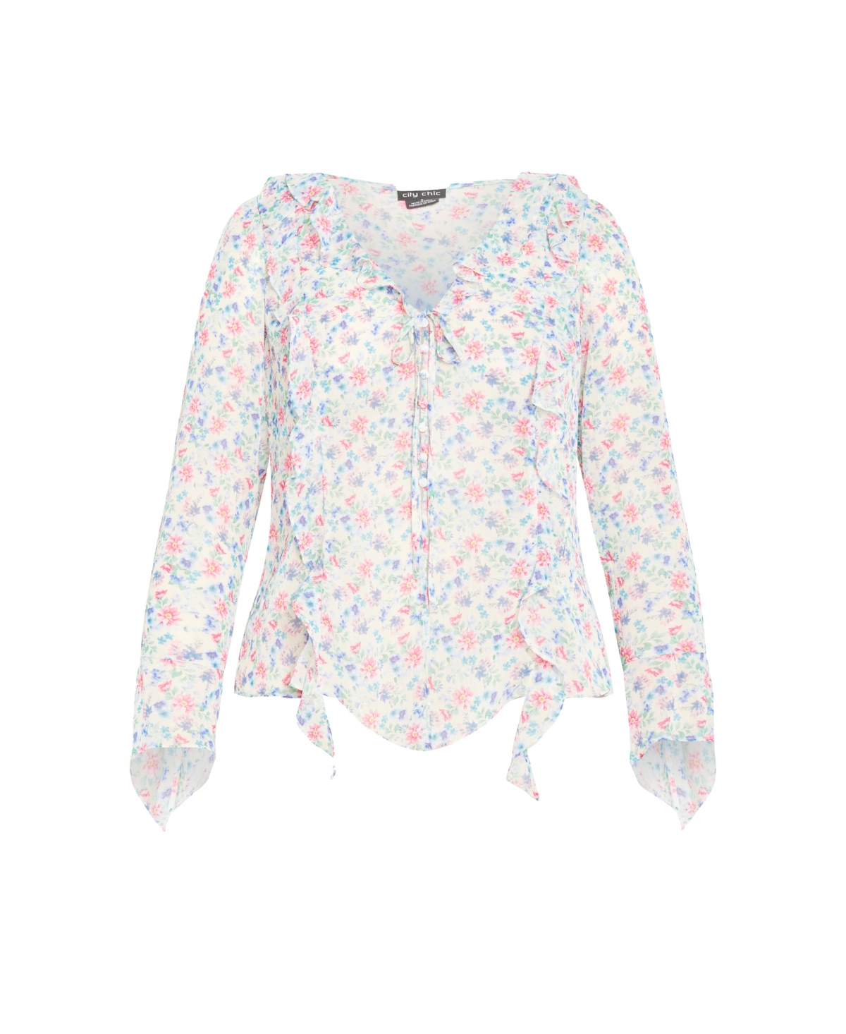 City Chic Women's Lidia Print Top