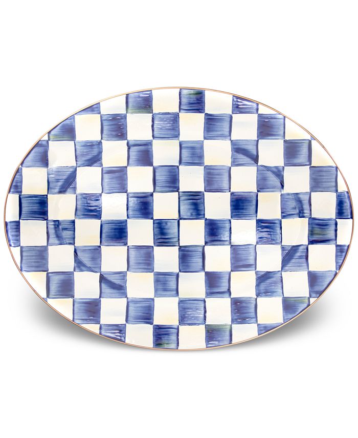 MacKenzie-Childs - Royal Check Hors d'Oeuvre Tray - Shop Dekado