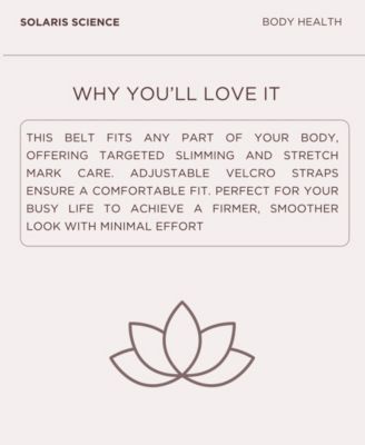 Infrared and Red LED Slimming Belt with Full Body Adjustability